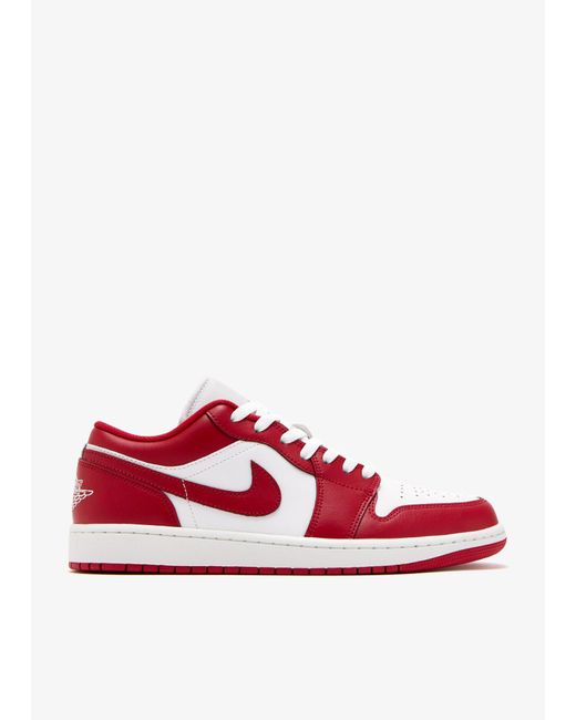 Nike Red Air Jordan 1 Low Sneakers for men
