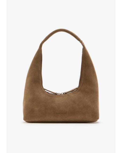MARGE SHERWOOD White Hobo Shoulder Bag