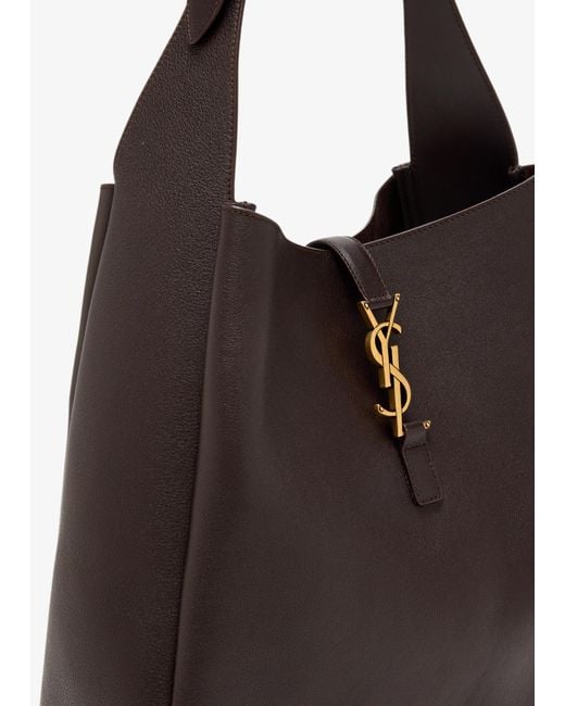 Saint Laurent Black Le 5 À 7 Large Supple Bag