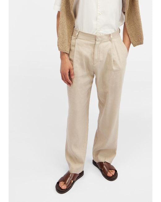 Cole Haan Brown Nantucket Cross-Strap Sandals for men