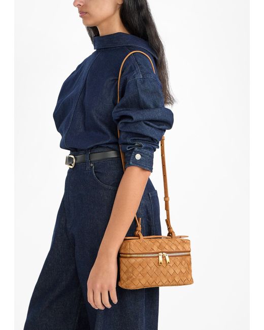 Bottega Veneta Brown Bang Bang Vanity Case