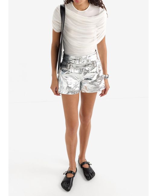 Coperni White 5T Ballerinas