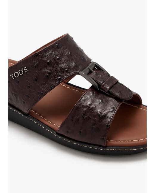 Tod's White Arabic Sandals for men