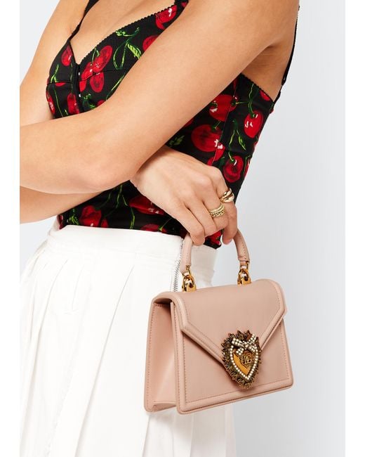 Dolce & Gabbana Natural Small Devotion Bag
