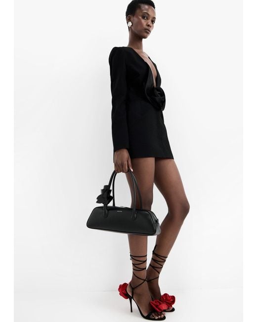 Magda Butrym Black Brigitte Trapeze Shoulder Bag