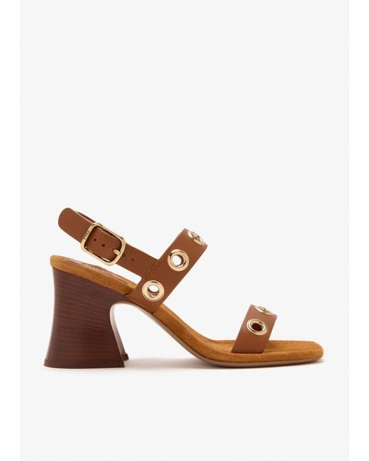 Chloé Brown Janis Sandals