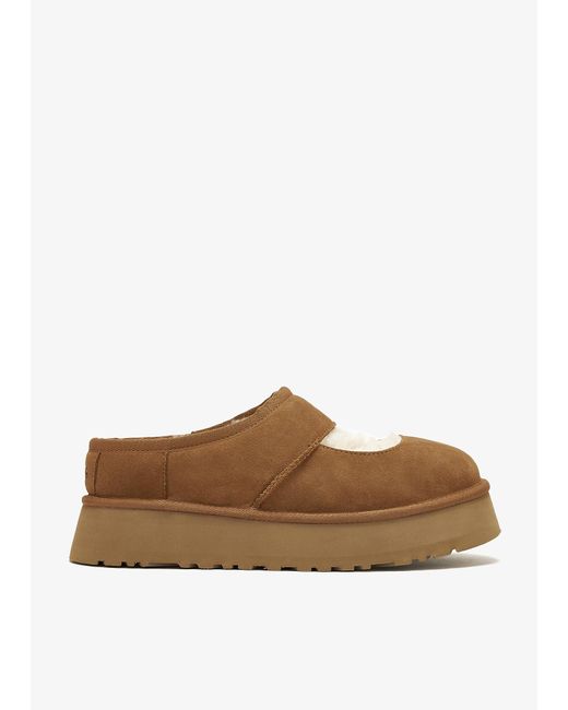 UGG Bea Mary Jane Shoes in Brown | Lyst