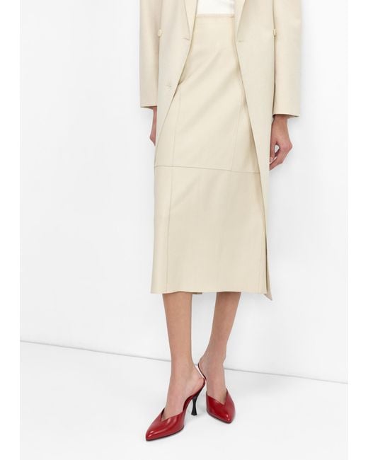 Herbert Levine Red Sitting Pretty Mules