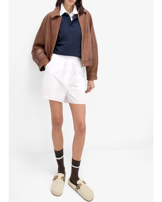 Burberry White Urchin Clogs