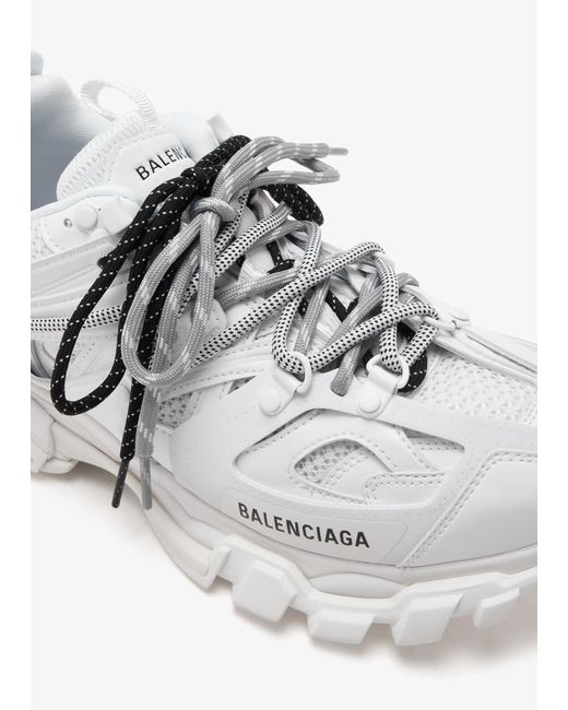 Balenciaga White Track Trail Laces Sneakers for men