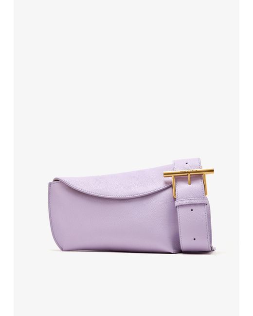 Alexander McQueen Purple T-Bar Sling Bag