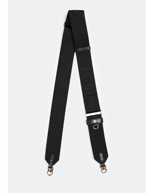 Givenchy Black Logo Webbing Strap