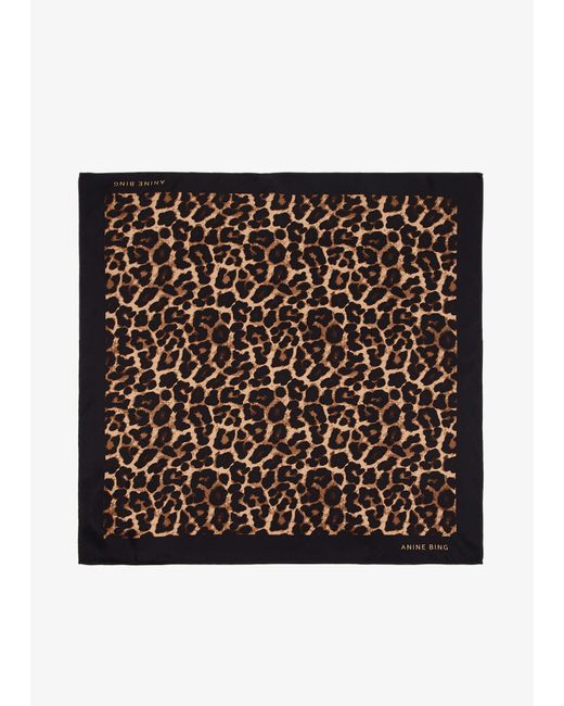 Anine Bing York Scarf in Black | Lyst