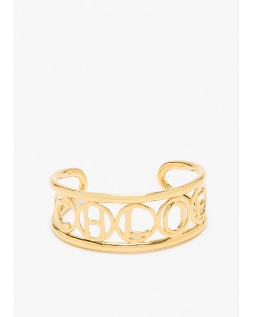 Chloé Natural The Script Cuff