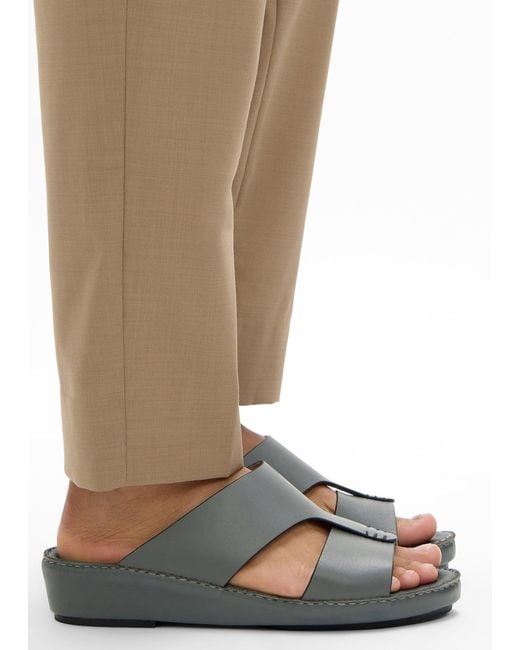 Seventy Six White Lines Sandals for men
