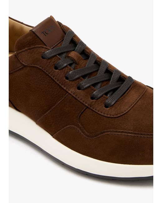 Tod's Brown Dot Sneakers for men
