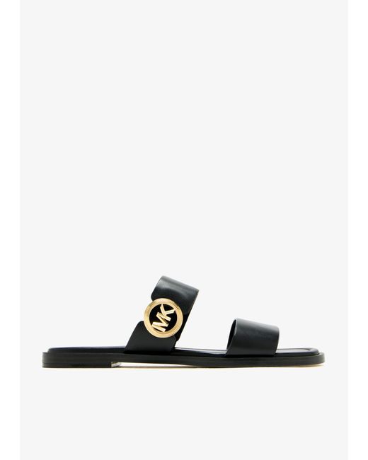 Michael Kors White Vera Sandals