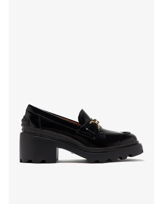 Tod's Black T Timeless Chunky Loafers