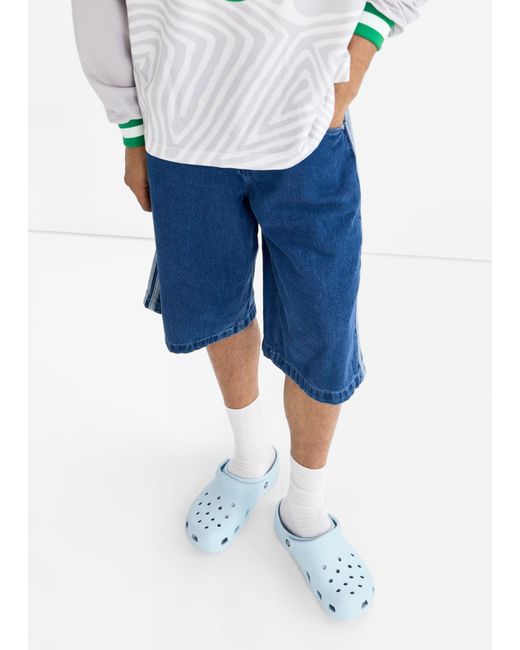 CROCSTM Blue Classic Clogs