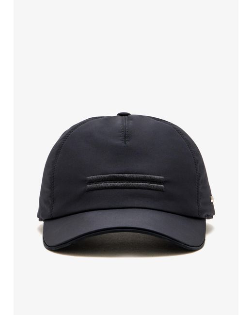 Zegna Blue Technical Fabric Baseball Cap for men