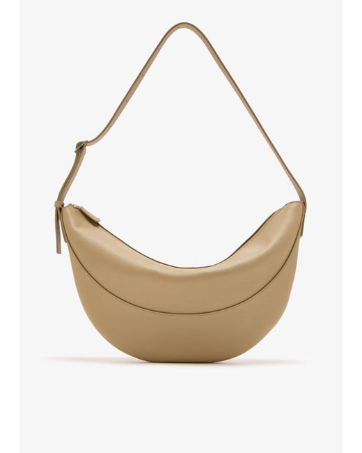 The Row White Jouve Shoulder Bag