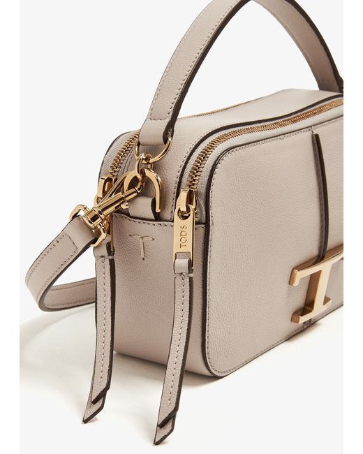 Tod's Metallic T Timeless Camera Bag