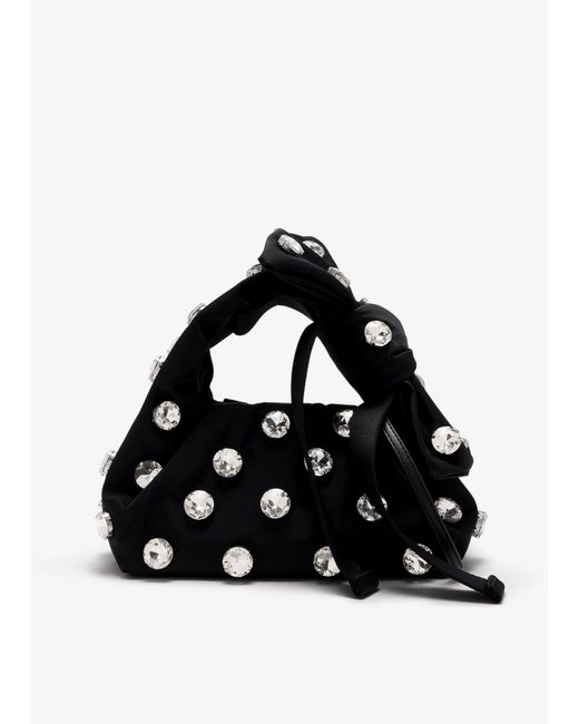 Marc Jacobs Black Bow Mini Sack Bag