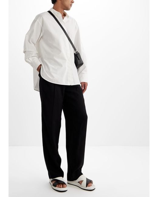 MONOLITHICO White Obi Sandals for men