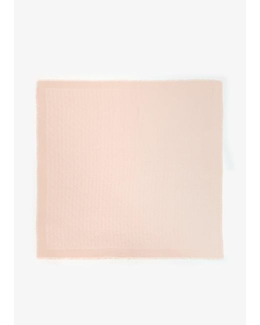 Fendi Pink Ff Shawl