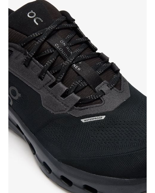 On Shoes Black Cloudrunner 3 Sneakers for men