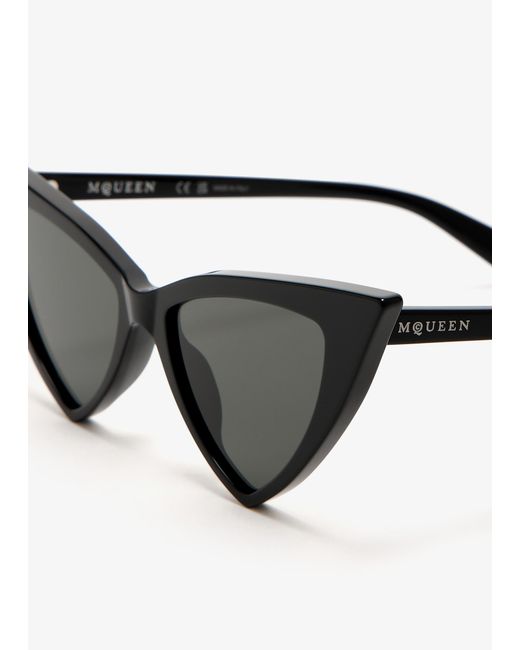 McQueen Gray Spike Sunglasses for men