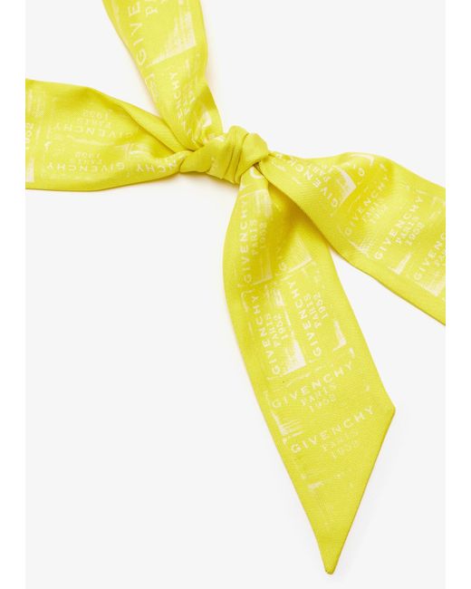 Givenchy Yellow Stamp Bandeau