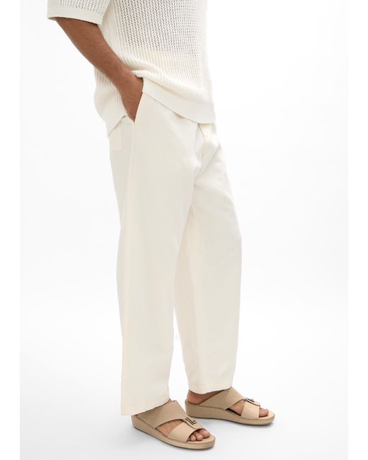 Seventy Six White Woven Sandals for men