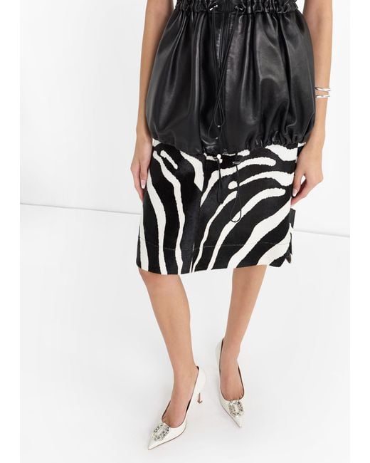 AMINA MUADDI White Camelia 90 Pumps