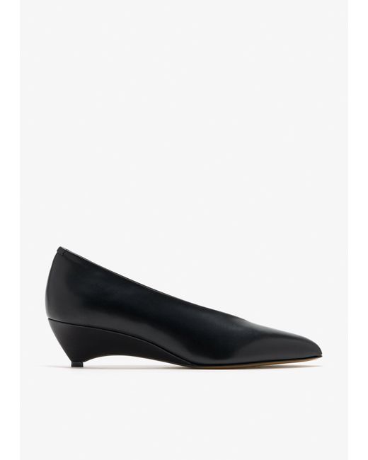 Jil Sander Black Arc Pumps