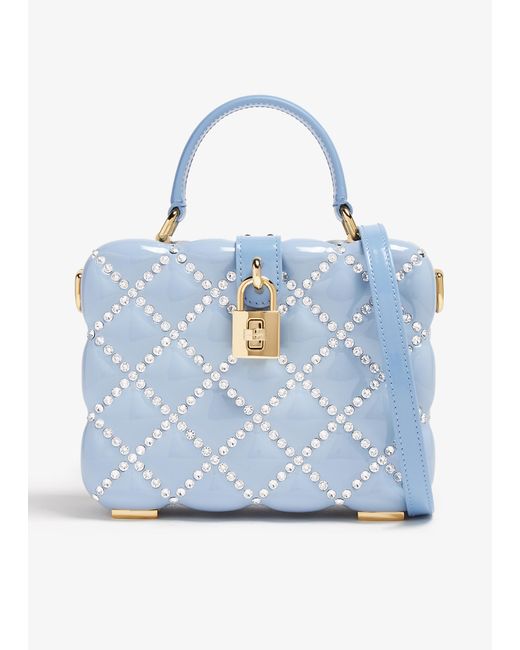 Dolce & Gabbana Blue Resin Dolce Box Handbag