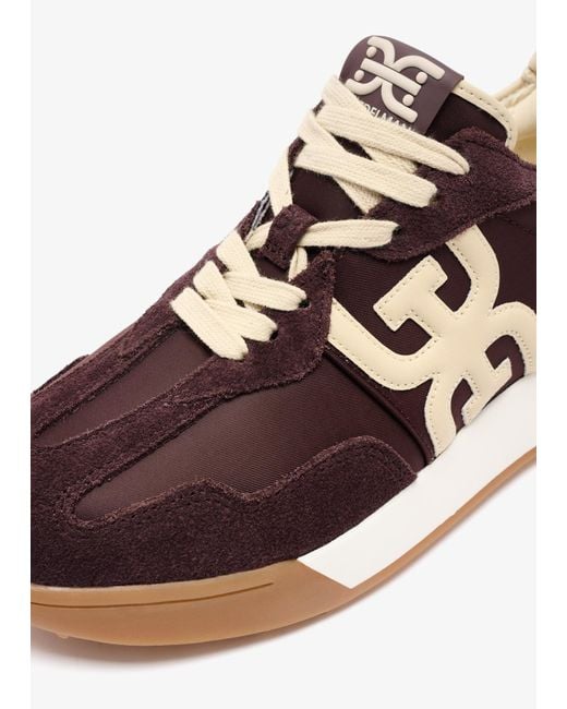 Sam Edelman Brown Langley Lace Up Sneakers
