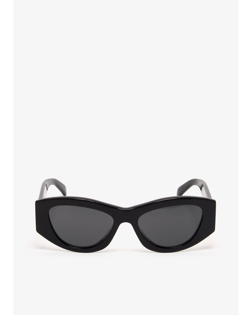 Céline Black Triomphe Geometric Sunglasses