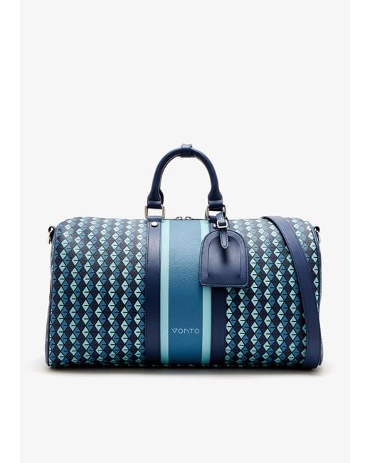 Vonto Blue Duffle Bag