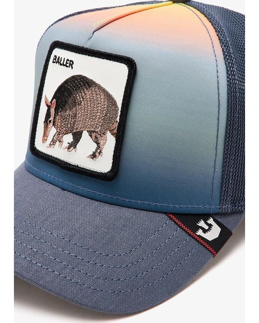 Goorin Bros Blue Balladilo Trucker Cap for men