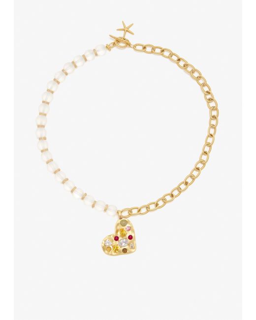 Oceanus White Celestial Love Necklace