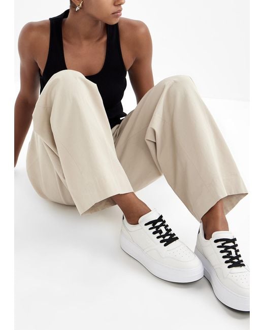 Hogan White Skyscraper Sneakers