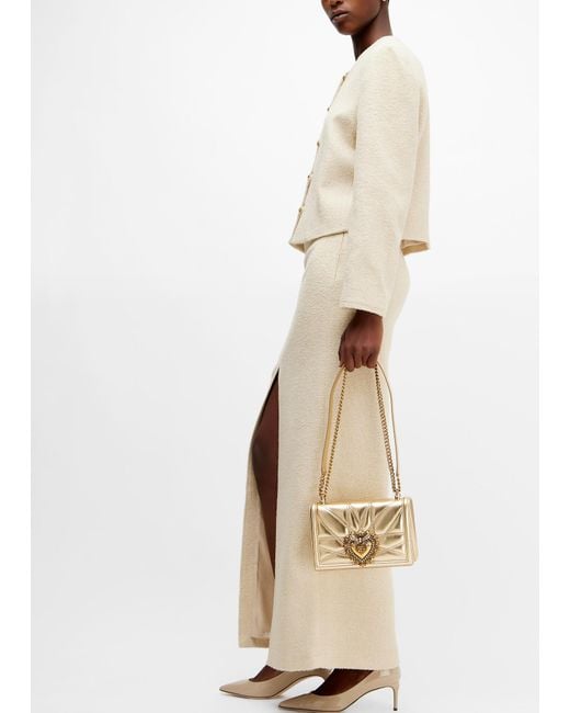 Dolce & Gabbana Natural Medium Devotion Bag