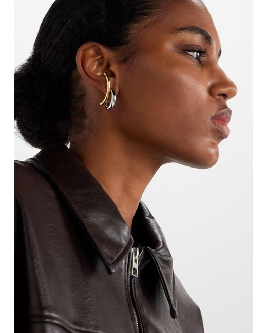 DEMARSON Metallic Marisa Hoops