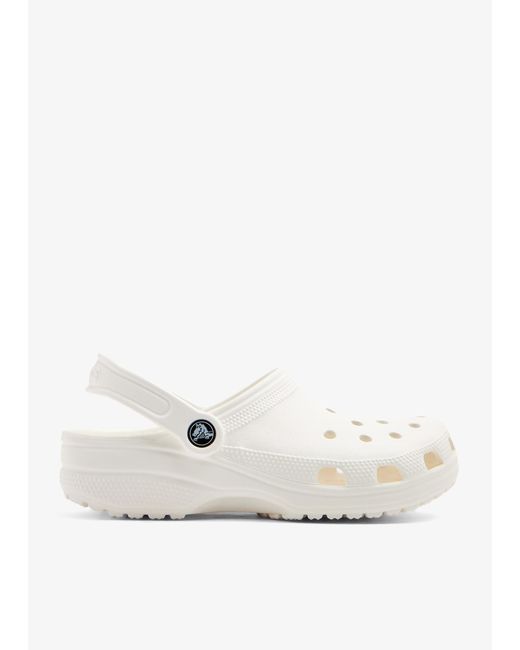 CROCSTM White Classic Clogs for men
