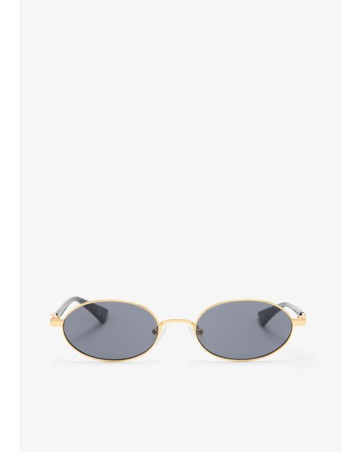 Le Specs White Icicle Sunglasses
