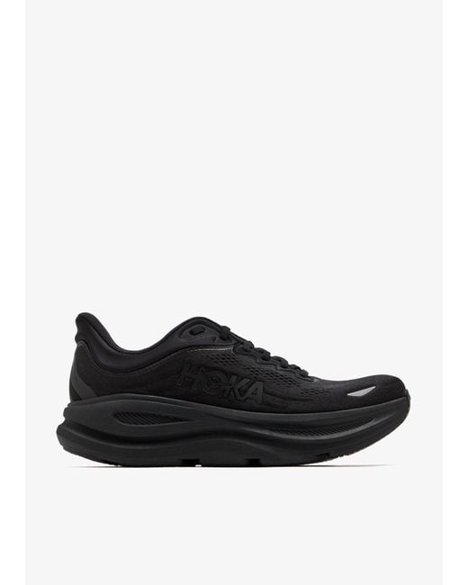 Hoka One One Black Bondi 9 Sneakers for men