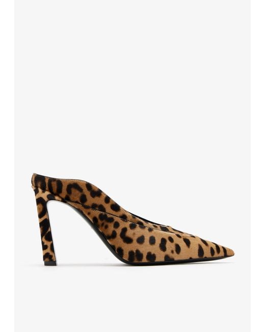 Givenchy Brown Spiky Mules
