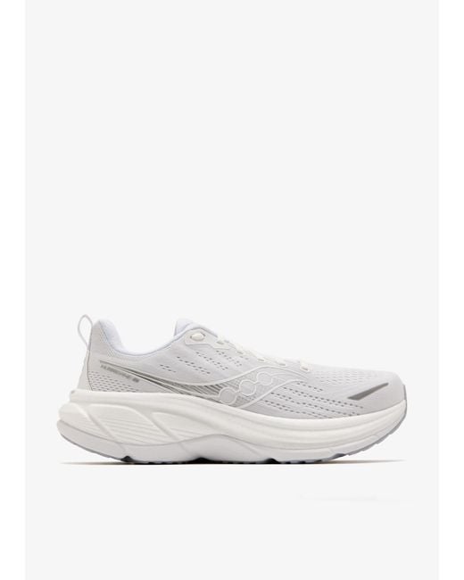 Saucony White Hurricane 25 Sneakers for men
