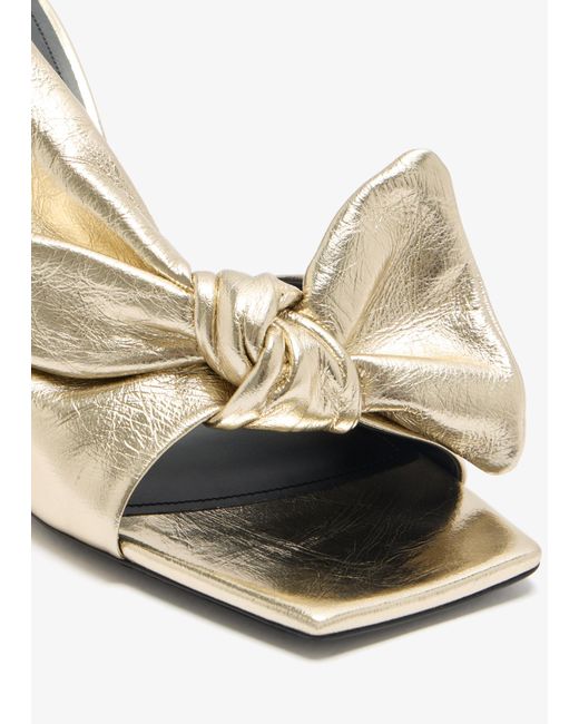 Givenchy White Boudoir Bow Mules